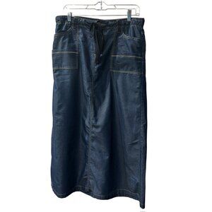 Cato Women's Long Denim Skirt
